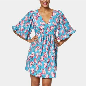 Betsey Johnson Romantic Floral Petite Dress